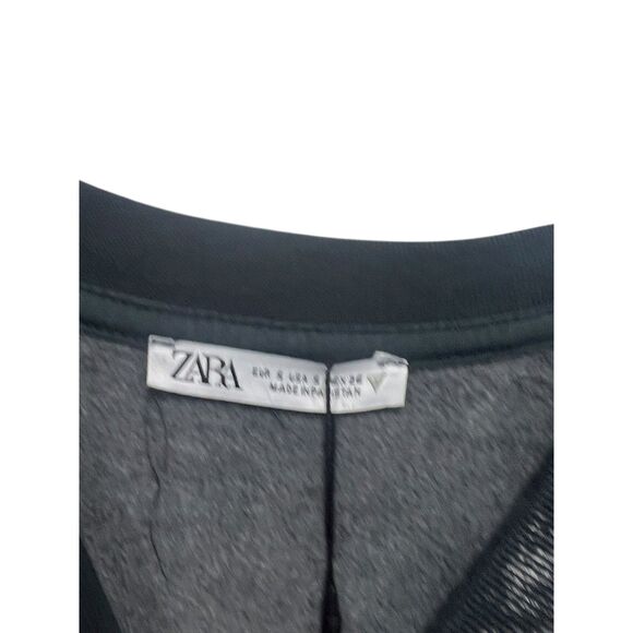 Zara Black and Gray Sweatshirt - Picture 3 of 6